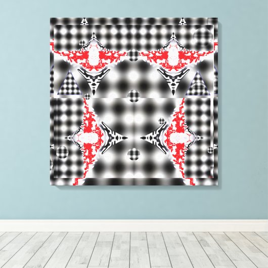 invloedssfeer canvas afdruk (Insitu (Houten vloer))