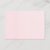 Invoegen Bloemendouche | baby roze Informatiekaartje (Achterkant)