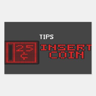 invoegen Coin Tip Jar Sticker