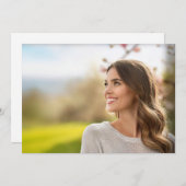 Invoegen van Afstuderen voor alleen fotoontwerp Kaart (Voorkant / Achterkant)