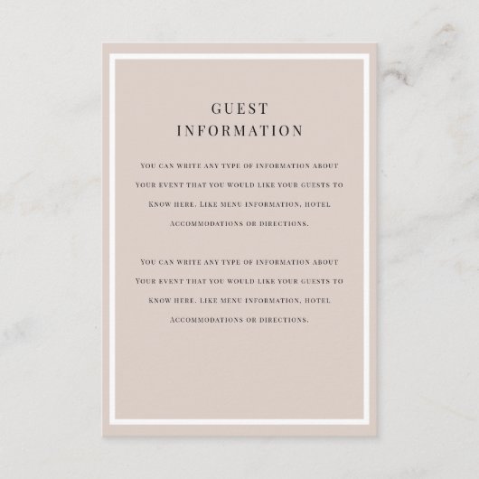 Invoegen voor penseelbedekking informatiekaartje (Voorkant)