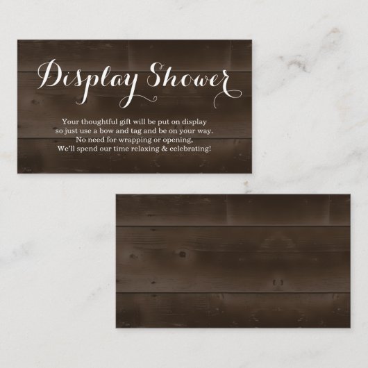 Invoeging Kaart douchebehuizing voor beeldscherm | (Voorkant / Achterkant)