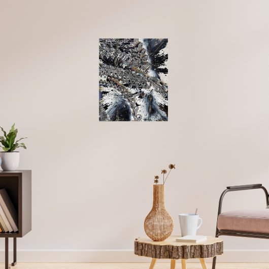 Invoeging met veren 1 poster (Woonkamer 3)
