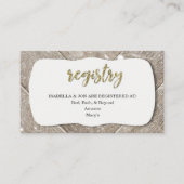 Invoeging register - Bridal of Baby shower-uitnodi Informatiekaartje (Voorkant)