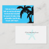 Invoeging van trouwsleutel voor bestemming informatiekaartje (Voorkant / Achterkant)