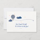 Invoegsel van de Uitnodiging van het baby shower - (Achterkant)