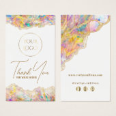 Invoegsel voor optisch ontwerp visitekaartje (Voorkant /achterkant)