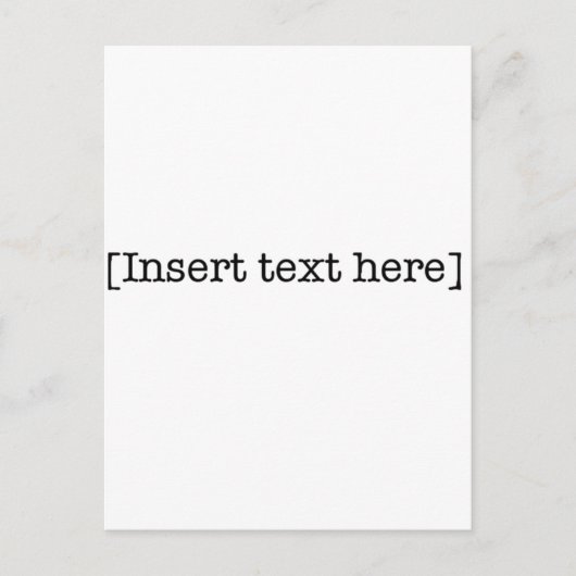 invoegtekst hier briefkaart (Voorkant)