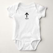 Invoer- en uitvoer-Baby Romper (Voorkant)