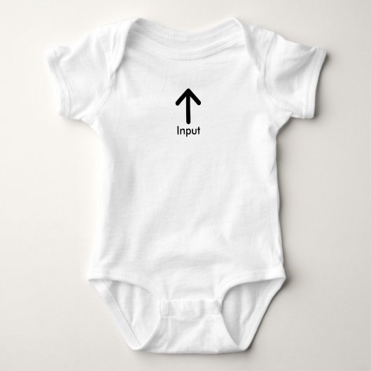 Invoer- en uitvoer-Baby Romper (Voorkant)