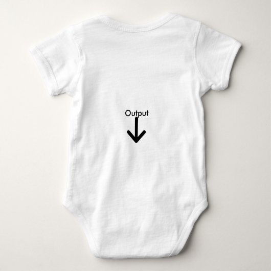 Invoer- en uitvoer-Baby Romper (Achterkant)