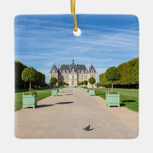 Invoer in Chateau de Sceaux - Frankrijk Keramisch Ornament (Voorkant)