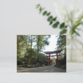 Invoer in de Japanse tuinen Briefkaart (Staand voorkant)