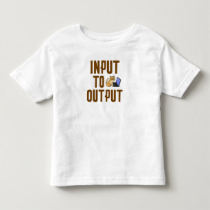 Invoer naar uitvoer kinder shirts