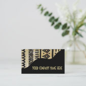 Invoer van Afrikaanse modder Afrocentric Kenyan Visitekaartje (Staand voorkant)