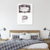 Invoerbiljet voor de bal in Versailles Canvas Afdruk (Insitu (Slaapkamer))