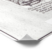 Invoerbiljet voor de bal in Versailles Poster (Hoek)