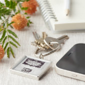 Invoerbiljet voor de bal in Versailles Sleutelhanger (Zijkant)