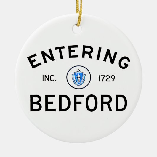 Invoering Bedford Keramisch Ornament (Voorkant)
