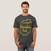 Invoering van Adirondack Park Sign Adirondacks T-shirt (Voorkant volledig)