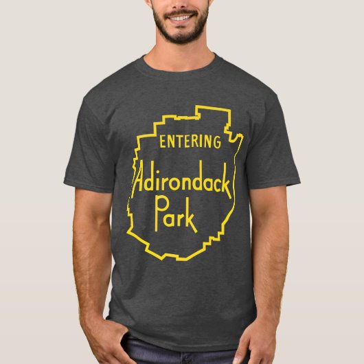 Invoering van Adirondack Park Sign Adirondacks T-shirt (Voorkant)