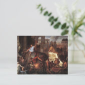 Invoering van Alexander in Babylon Briefkaart (Staand voorkant)
