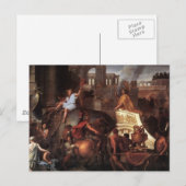 Invoering van Alexander in Babylon Briefkaart (Voorkant / Achterkant)