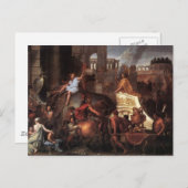 Invoering van Alexander in Babylon Briefkaart (Voorkant / Achterkant)