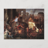 Invoering van Alexander in Babylon Briefkaart (Voorkant)