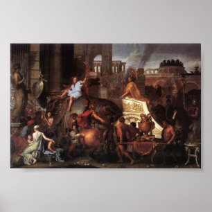 Invoering van Alexander in Babylon Poster