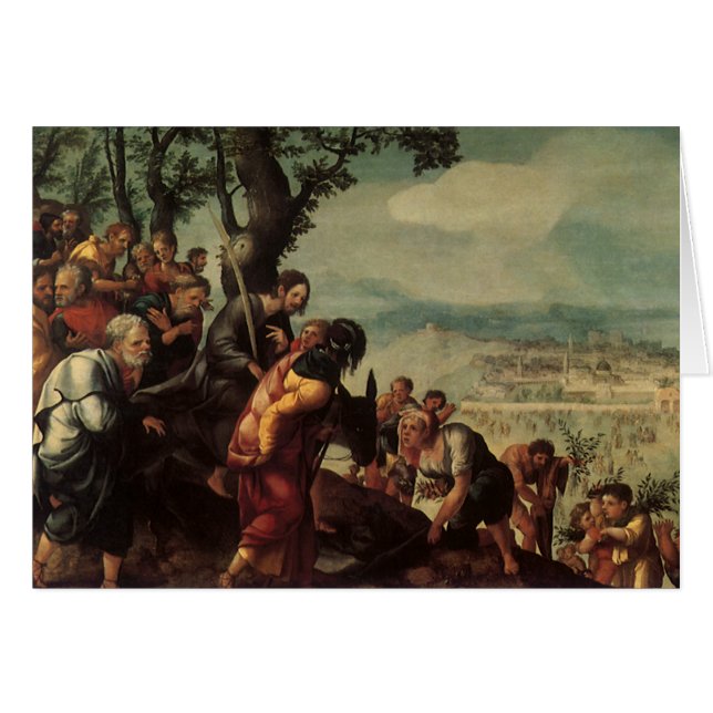 Invoering van Christus in Jeruzalem (Voorkant Horizontaal)