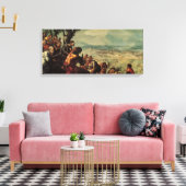 Invoering van Christus in Jeruzalem Canvas Afdruk (Insitu (Woonkamer))
