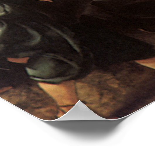 Invoering van Christus in Jeruzalem Poster (Hoek)