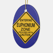 Invoering van de euphoniumzone keramisch ornament (Links)