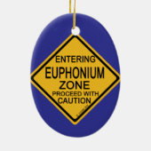Invoering van de euphoniumzone keramisch ornament (Achterkant)