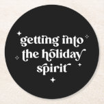 Invoering van de feestelijke kerstDrink Ronde Kartonnen Onderzetter<br><div class="desc">Deze feestelijke drankenmeubels zullen uw vakantiedecor een beetje kerstsfeer geven.</div>