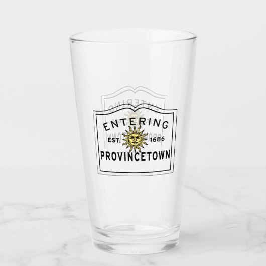 Invoering van de Provincetown Cape Cod Sun Glas (Voorkant)