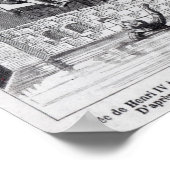 Invoering van Henri IV in Parijs Poster (Hoek)