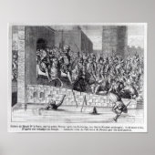 Invoering van Henri IV in Parijs Poster (Voorkant)