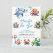 Invoering van het Zee van de eerste verjaardag ond Kaart (Staand voorkant)