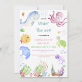 Invoering van het Zee van de eerste verjaardag ond Kaart (Voorkant)