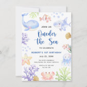 Invoering van het Zee van de eerste verjaardag ond Kaart (Voorkant)