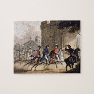Invoering van Lord Wellington in Salamanca bij de Legpuzzel