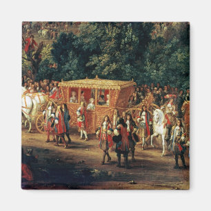 Invoering van Louis XIV en Maria Theresa in Magneet