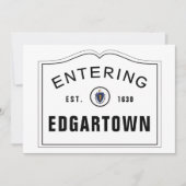 Invoering van massachusetts in de stad kaart (Voorkant)