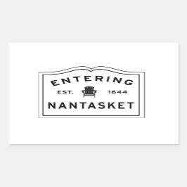 Invoering van Nantasket Hull Ma Rechthoekige Sticker