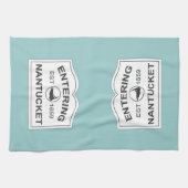 Invoering van Nantucket Est. 1659 Inloggen bij Sea Theedoek (Horizontaal)