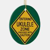 Invoering van Ukulele Zone Keramisch Ornament (Rechts)