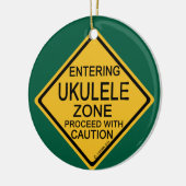 Invoering van Ukulele Zone Keramisch Ornament (Links)