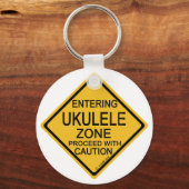 Invoering van Ukulele Zone Sleutelhanger (Voorkant)